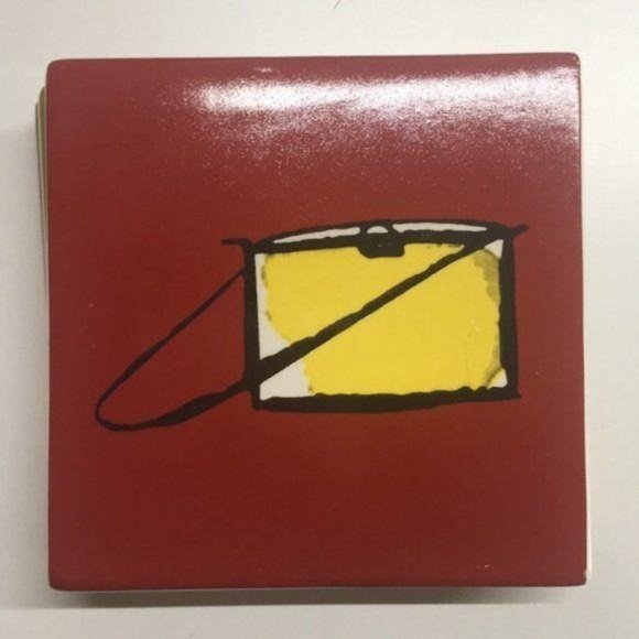 Bloomingdale Vintage Ceramic tile coaster Set of 4 home fashion party - Picture 2 of 8